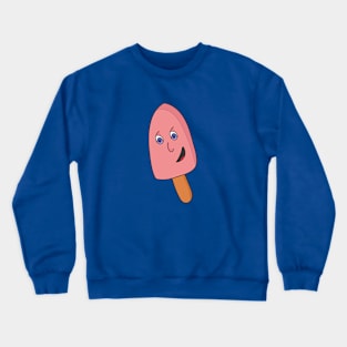 A cute smiling popsicle Crewneck Sweatshirt